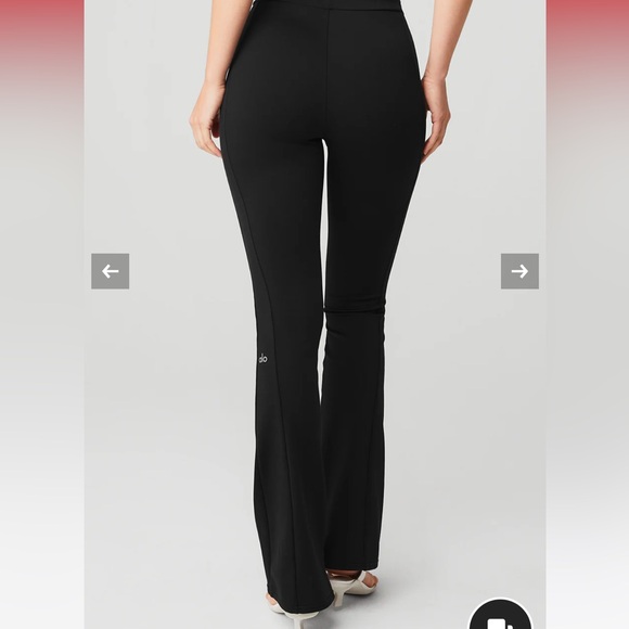 EUC Alo High-Waisted Zip-it Flare Legging Sz M - Picture 3 of 11